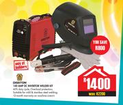 Disston 140 AMP DC Invertor Welder Kit