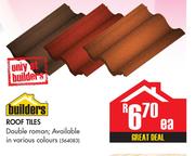 Builders Roof Tiles-Each