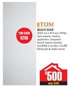 TDM Belfast Door-2032 mm x 813 mm