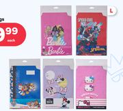 Assorted Character Book Covers