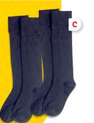 2 Pk Boys Hose Socks (Size 6-8 1/2)