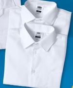 2-Pack l/s Raised Collar Shirts (5-6 Years)-Per Pack