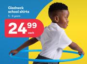 Glad Neck School Shirts 5-6 Years-Each