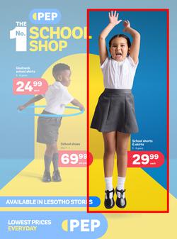 PEP Lesotho : The No.1 School Shop (01 January - 23 January 2025), page 1