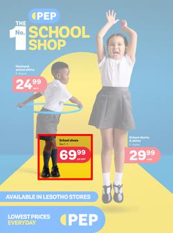 PEP Lesotho : The No.1 School Shop (01 January - 23 January 2025), page 1
