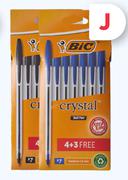 Bic Crystal Ball Pen Pack