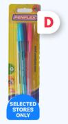 Penflex Neon Ballpoint Pens