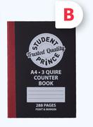 Student Prince 288 Pg Hardcover