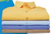 Student Prince L/S Colour Raised Collar Shirts 4 Years-Each