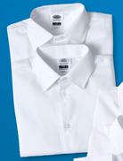 2 Pack S/S Raised Collar Shirts 5-6 Years-Per Pack