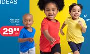 Kids Plain Tees 2-7 Years-Each