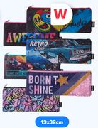 Printed Pencil Bag 32cm x 13cm