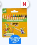 Bic Wax Crayons
