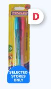 Penflex Neon Ballpoint Pens