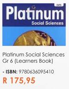 Platinum Social Sciences Gr 6 (Learners Book)