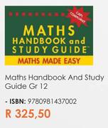 Maths Handbook And Study Guide Gr 12