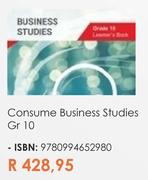 Consume Business Studies Gr 10