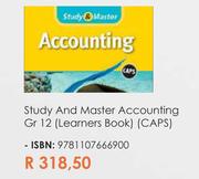 Study And Master Accounting Gr 12 (Learners Book) (CAPS)