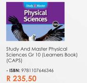 Study And Master Physical Sciences Gr 10 (Learners Book) (CAPS)