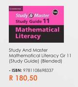 Study And Master Mathematical Literacy Gr 11 (Study Guide) (Blended)