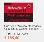 Study And Master Mathematics Gr 12 (Study Guide) (Blended) 