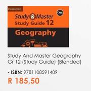Study And Master Geography Gr 12 (Study Guide) (Blended) 