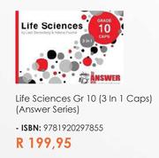 Life Sciences Gr 10 (3 In 1 Caps) (Answer Series)