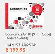Economics Gr 10 (3 In 1 Caps) (Answer Series)  