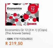 Economics Gr 12 (3 In 1) (Caps) (The Answer Series)