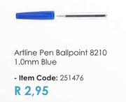 Artline Pen Ballpoint 8210 1.0mm Blue