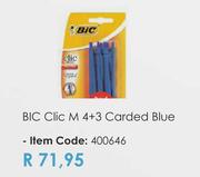 BIC Clic M 4+3 Carded (Blue)