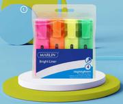 Highlighter Marlin Bright Liners 4 Ass