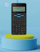 Sharp Calculator EI-W535 330 Functions (Blue)