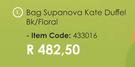 Supanona Kate Duffle Bag Bk/Floral