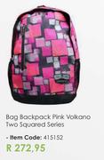 Volkano Bag Backpack Pink (Two Squared Series)