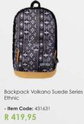 Volkano Backpack (Suede Series) Ethnic