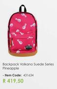 Volkano Backpack (Suede Series) Pineapple