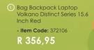 Volkano Bag Backpack Laptop (Distinct Series) 15.6" Red