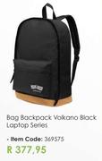 Volkano Bag Backpack Black (Laptop Series)