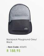 Bag Backpack Playground (Grey/ Black)