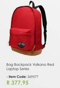 Volkano Bag Backpack Red (Laptop Series)