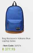 Volkano Bag Backpack Blue (Laptop Series)