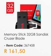 Sandisk 32GB Cruzer Blade Memory Stick