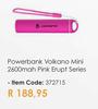 Volkano Erupt Series 2600 Mah Pink Mini Powerbank