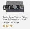 Volkano 7-8 Inch Core Series Grey & Black Tablet Cover