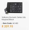 Volkano Numeric Series USB Keypad Black