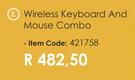 Volkano Wireless Keyboard & Mouse Combo