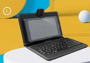 Volkano 7-8 Inch Core Series Grey & Black Tablet Cover