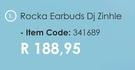 Rocka Earbuds Dj Zinhle