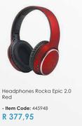 Rocka Epic 2.0 Red Headphones